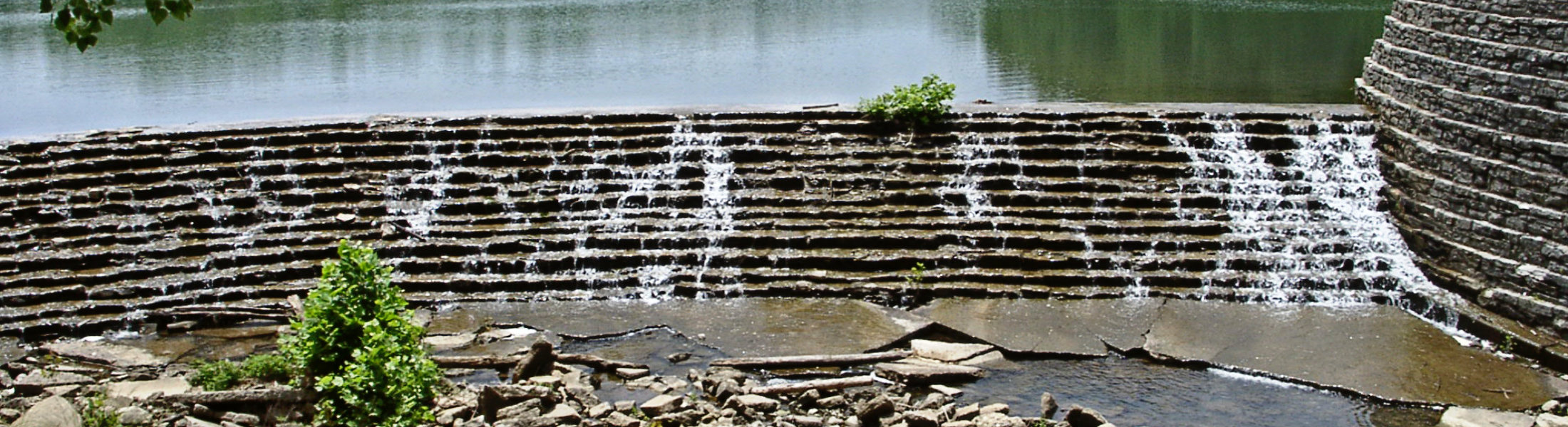 Spillway at Lake Woodhaven, Montgomery Bell State Park